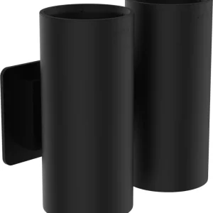 Dernière Chance Double porte-verre Laufen Niara Titane noir mat PVD